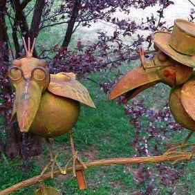 Red Carpet Studios Garden Stakes & Whirligigs Two Old Crows Kinetic Garden Stake 3 Red Carpet Studios Garden Stakes & Whirligigs Two Old Crows Kinetic Garden Stake