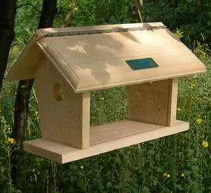 Coveside Conservation Wooden Bluebird Feeder-Hang Or Post-Mount 4 Coveside Conservation Wooden Bluebird Feeder-Hang Or Post-Mount