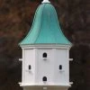 The Birdhouse Chick 54x22 Copper Roof Purple Martin House