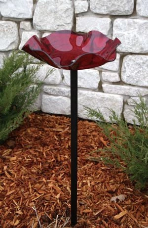 Birds Choice Staked & Pedestal Bird Baths Acrylic Bird Bath On Pole 4 Birds Choice Staked & Pedestal Bird Baths Acrylic Bird Bath On Pole