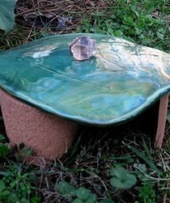 Amaranth Stoneware Toad Houses Stoneware Leaf Toad House 7 Amaranth Stoneware Toad Houses Stoneware Leaf Toad House