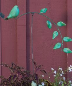 Ancient Graffiti Bird Balancer Garden Stake