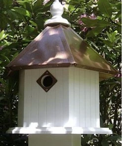 The Birdhouse Chick Vinyl Birdhouses Gardenia Birdhouse In Vinyl/PVC
