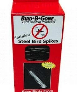 Bird B Gone, Inc. Pest Deterrents Bird-B-Gone Stainless Steel Bird Spikes