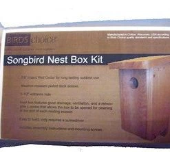 Birds Choice Songbird Nest Box Birdhouse Kit