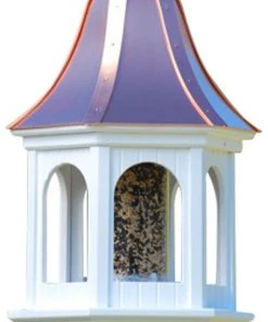 The Birdhouse Chick Copper Roof Bird Feeder Curved Slope - 28x12 Copper Roof Bird Feeders 8 The Birdhouse Chick Copper Roof Bird Feeder Curved Slope - 28x12 Copper Roof Bird Feeders