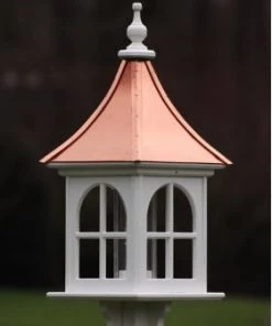 The Birdhouse Chick Copper Roof Bird Feeder Gentle Slope - 28x12 7 The Birdhouse Chick Copper Roof Bird Feeder Gentle Slope - 28x12