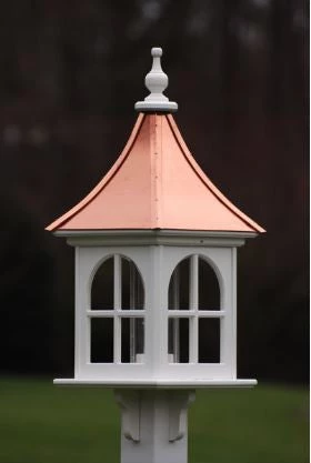 The Birdhouse Chick Copper Roof Bird Feeder Gentle Slope - 28x12 4 The Birdhouse Chick Copper Roof Bird Feeder Gentle Slope - 28x12