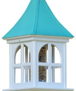 The Birdhouse Chick Copper Roof Bird Feeder Gentle Slope - 28x12 9 The Birdhouse Chick Copper Roof Bird Feeder Gentle Slope - 28x12
