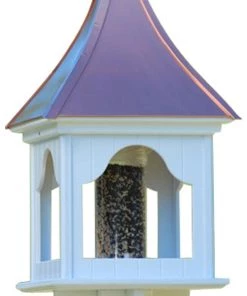 The Birdhouse Chick Copper Roof Bird Feeders Copper Roof Bird Feeder Square Gazebo - 36x14 7 The Birdhouse Chick Copper Roof Bird Feeders Copper Roof Bird Feeder Square Gazebo - 36x14