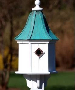 The Birdhouse Chick Copper Roof Birdhouse 28x12- 3 Portals