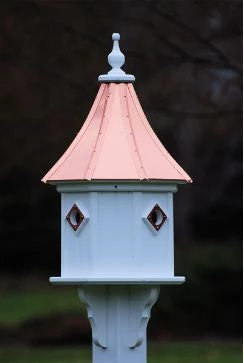 The Birdhouse Chick Copper Roof Birdhouse 34x14 Slope- 4 Portals Copper Roof Birdhouses 4 The Birdhouse Chick Copper Roof Birdhouse 34x14 Slope- 4 Portals Copper Roof Birdhouses