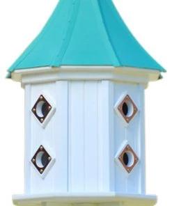 The Birdhouse Chick Copper Roof Birdhouses Copper Roof Dovecote Birdhouse 36x14 Slope - 8 Portals 9 The Birdhouse Chick Copper Roof Birdhouses Copper Roof Dovecote Birdhouse 36x14 Slope - 8 Portals