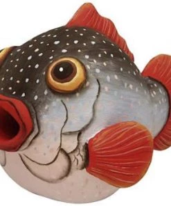 Bobbo Puffer Fish Wooden Birdhouse