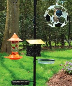 Pine Bush Home & Garden Feeder Poles & Brackets Bird Feeding Station With Auger