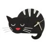 Oxidos Black Cat Wall Clock Plaques, Stepping Stones & Wall Decor 1 Oxidos Black Cat Wall Clock Plaques, Stepping Stones & Wall Decor