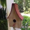 The Birdhouse Chick Boho Chalet Hanging Birdhouse- 4 Colors