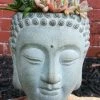The Birdhouse Chick Buddha Head Planter Planters, Urns & Pots 2 The Birdhouse Chick Buddha Head Planter Planters, Urns & Pots