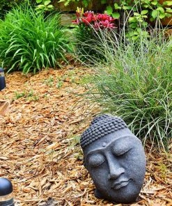 Garden Age Supply Statuary & Sculpture Buddha Face Sculpture 5 Garden Age Supply Statuary & Sculpture Buddha Face Sculpture