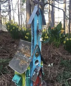 The Birdhouse Chick Unique Birdhouses Rustic Church Birdhouses- Medium