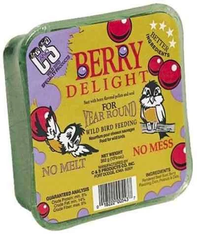 C&S No Melt Berry Delight Dough Suet Cake 3 C&S No Melt Berry Delight Dough Suet Cake