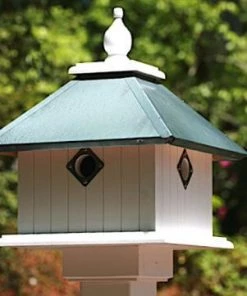 The Birdhouse Chick Carriage House-4 Nest Vinyl Birdhouse