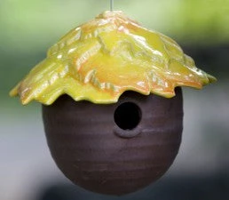 JJ Potts Ceramic Gourd Birdhouse 4 JJ Potts Ceramic Gourd Birdhouse