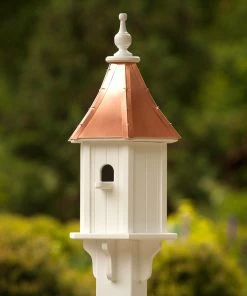 Fancy Home Copper Roof Birdhouse 28x10- 1 Perch
