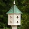 The Birdhouse Chick Copper Roof Birdhouse 28x12- 8 Portals