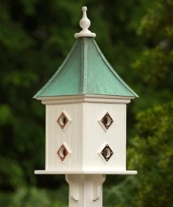 The Birdhouse Chick Copper Roof Birdhouse 28x12- 8 Portals