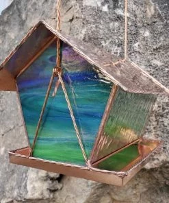 Black Hills Glass Works Copper & Stained Glass Bird Feeder Unique Bird Feeders 16 Black Hills Glass Works Copper & Stained Glass Bird Feeder Unique Bird Feeders