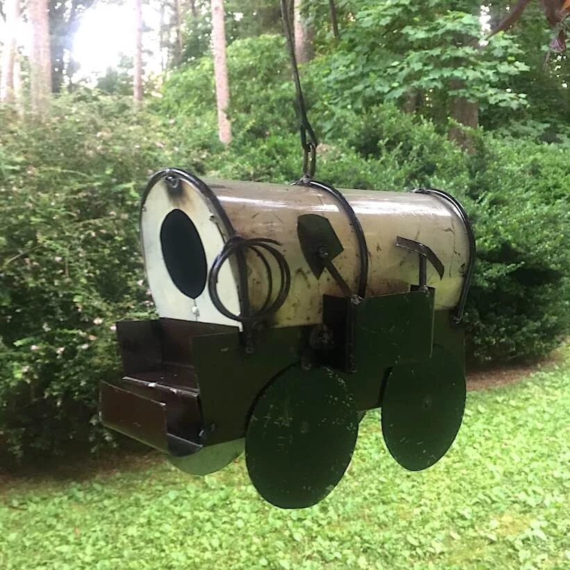 Scotts Unique Birdhouses Covered Wagon Birdhouse 3 Scotts Unique Birdhouses Covered Wagon Birdhouse