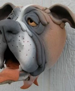 Doug Fey Boxer Ceramic Birdhouse