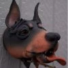 Doug Fey Doberman Ceramic Birdhouse