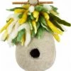 DZI Handmade Designs Felted Wool Birdhouse-Hermit Hut