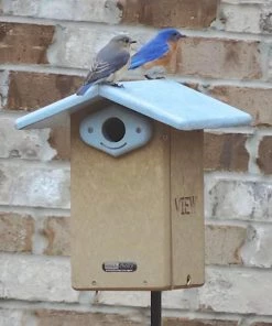 Birds Choice Bluebird Houses Deluxe Reycled Bluebird House-NABS Approved