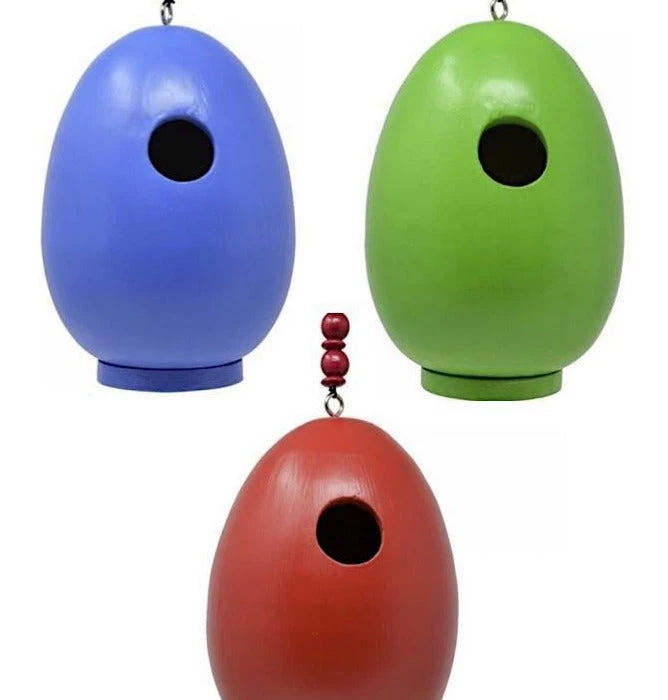 Songbird Essentials Unique Birdhouses Eco-Egg Birdhouses 3 Songbird Essentials Unique Birdhouses Eco-Egg Birdhouses