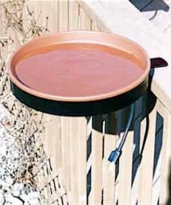 Farm Innovators Deck & Ground Bird Baths Heated Bird Bath 3 Mounting Options