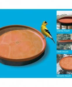 Farm Innovators Deck & Ground Bird Baths Heated Bird Bath 3 Mounting Options