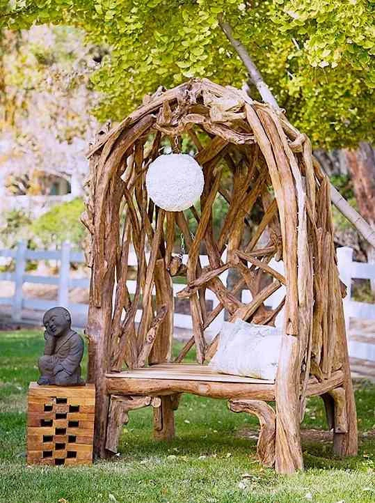 Garden Age Supply Home & Garden Accents Hong's Temple Teak Arbor Bench 3 Garden Age Supply Home & Garden Accents Hong's Temple Teak Arbor Bench