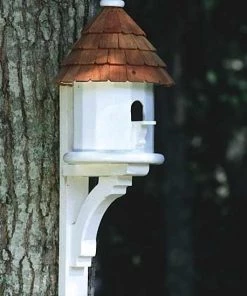 Lazy Hill Flush Mount Architectural Birdhouse In Vinyl/PVC