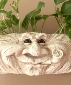 The Birdhouse Chick Planters, Urns & Pots Grandpa Wall Planter