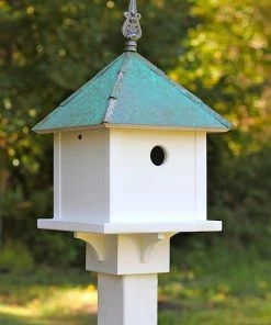 Heartwood Copper Roof Birdhouses SkyBox Copper Roof Birdhouse