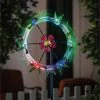 Evergreen Enetrprises Garden Stakes & Whirligigs Hummingbirds Solar Kinetic Garden Spinner