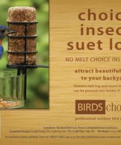 Birds Choice No-Melt Insect Suet Plugs Specialty Foods & Mealworms