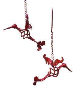 The Birdhouse Chick Iron Hummingbird Set- Red Or White 7 The Birdhouse Chick Iron Hummingbird Set- Red Or White