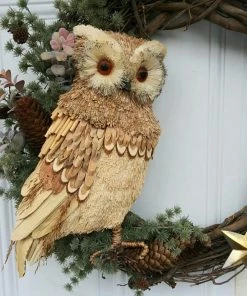 MV Large Handmade Owl Wall Decor