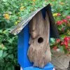 The Birdhouse Chick Church Birdhouses, Vintage-Rustic Rustic Log Front Birdhouses- 2 Sizes 1 The Birdhouse Chick Church Birdhouses, Vintage-Rustic Rustic Log Front Birdhouses- 2 Sizes