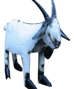 The Birdhouse Chick Statuary & Sculpture Billy Goat Recycled Yard Art