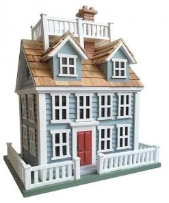 Home Bazaar Nantucket Birdhouse- Two Nest Unique Birdhouses